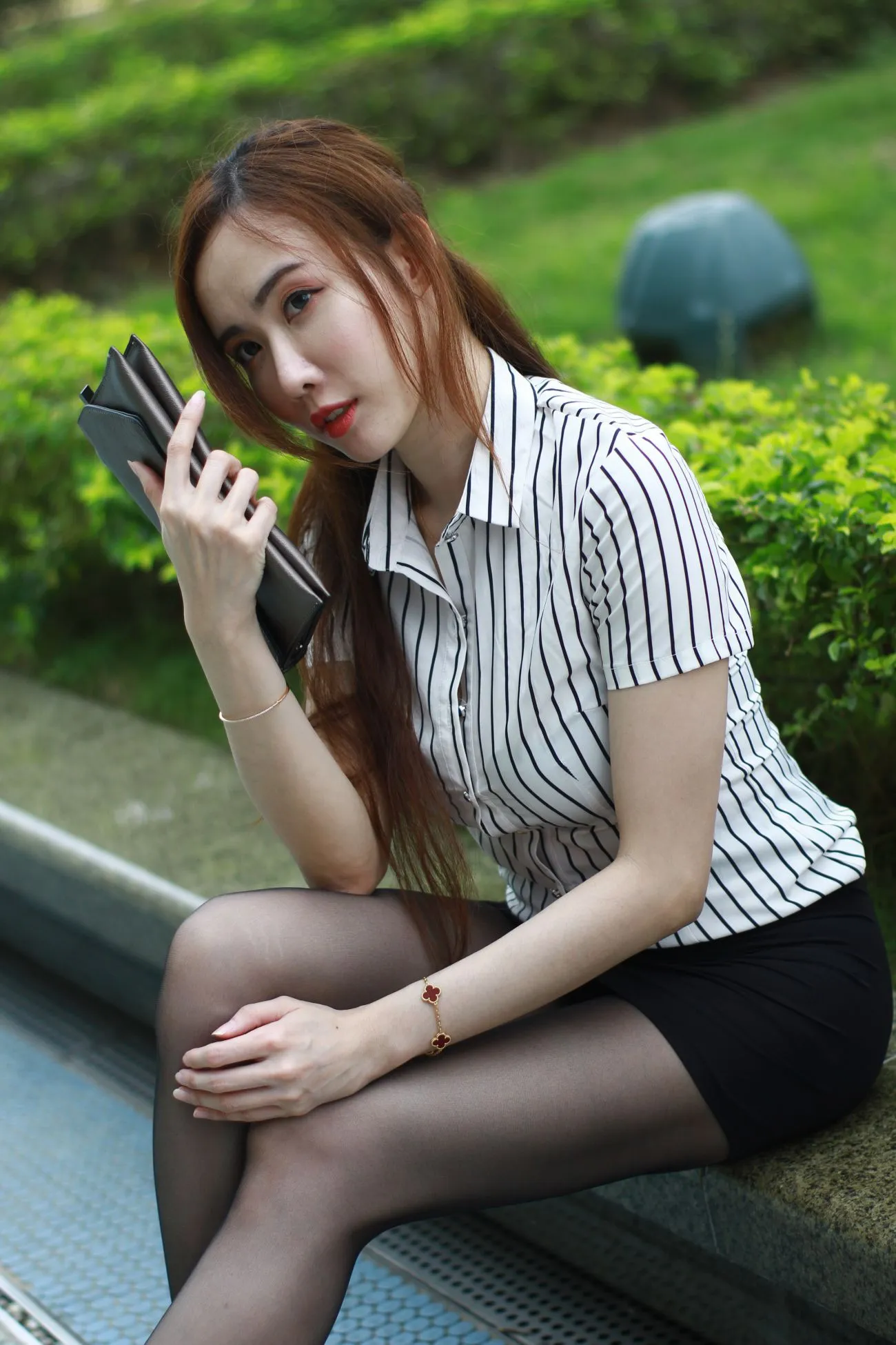 [Mzsock] NO.073 Dora Yanxi OL black silk high heels beautiful legs street photography#[82P]-80